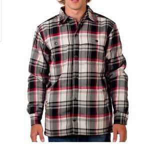 Burton Flannel Jacket Sherpa Large 